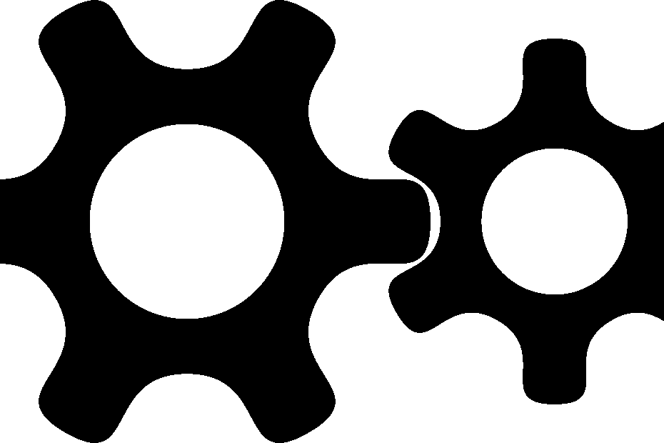 Free gear machine mesh vector